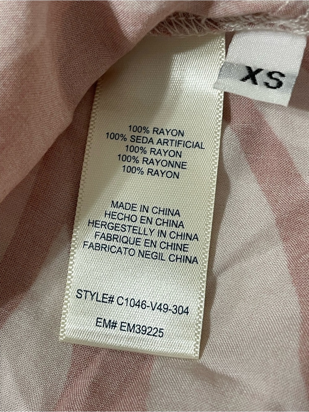 cloth & stone Mauve-Pink Printed Button-Down Shirt - Picture 6 of 6